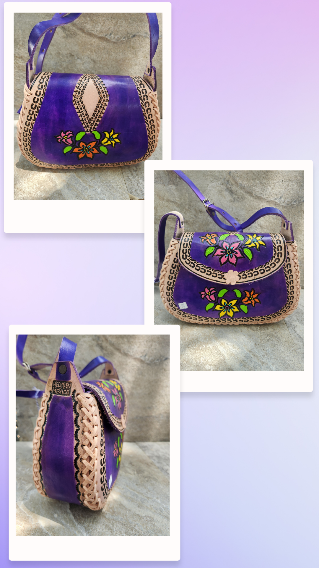 Leather Purse - Oval / Bolsas de Cuero - Obalado