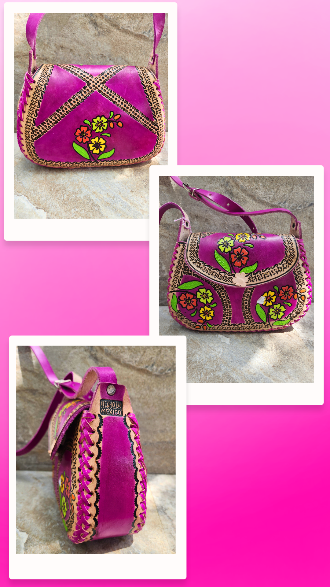 Leather Purse - Oval / Bolsas de Cuero - Obalado