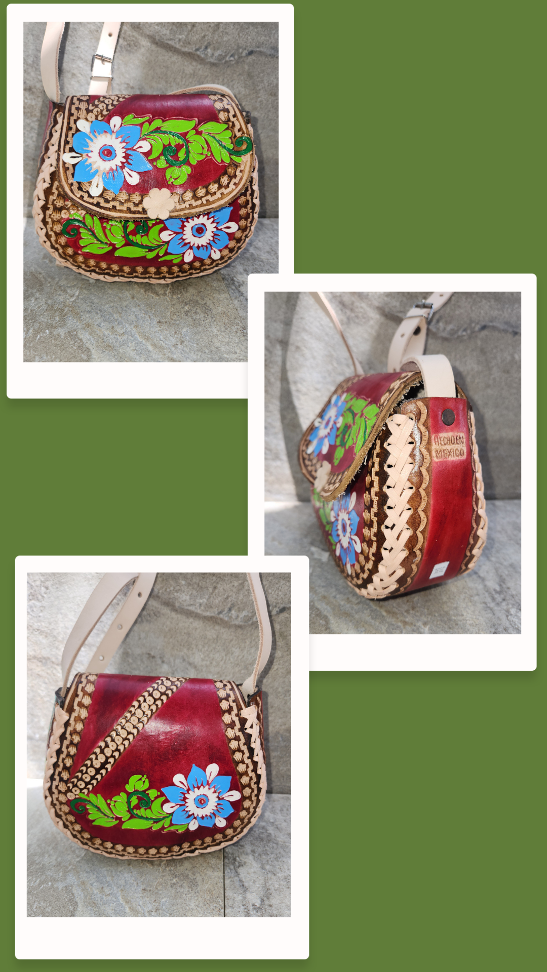 Leather Purse - Guitar / Bolsas de Cuero - Guitarra