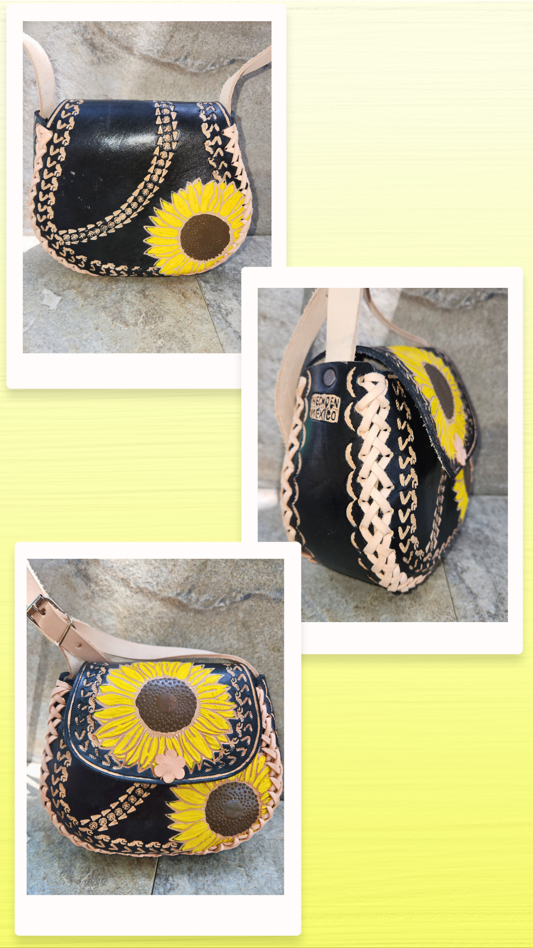 Leather Purse - Guitar / Bolsas de Cuero - Guitarra