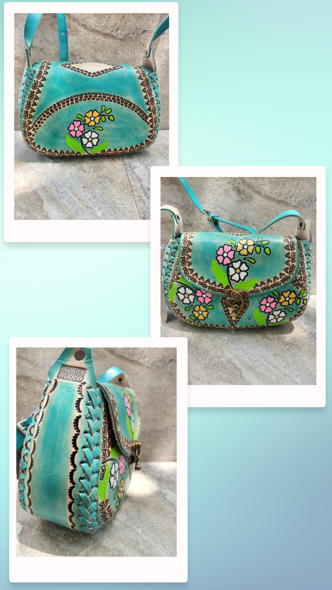 Leather Purse - Oval / Bolsas de Cuero - Obalado