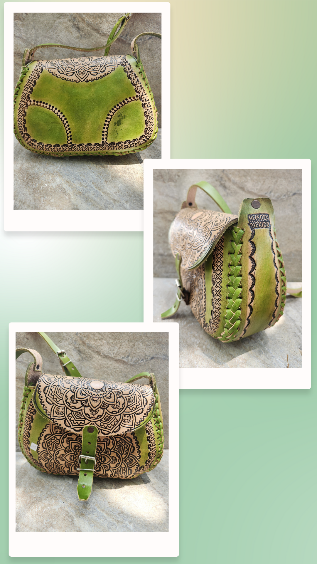 Leather Purse - Oval / Bolsas de Cuero - Obalado