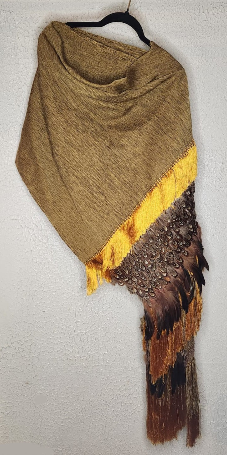 rebozo - Vestido codorniz / Shawl-Dress Quail