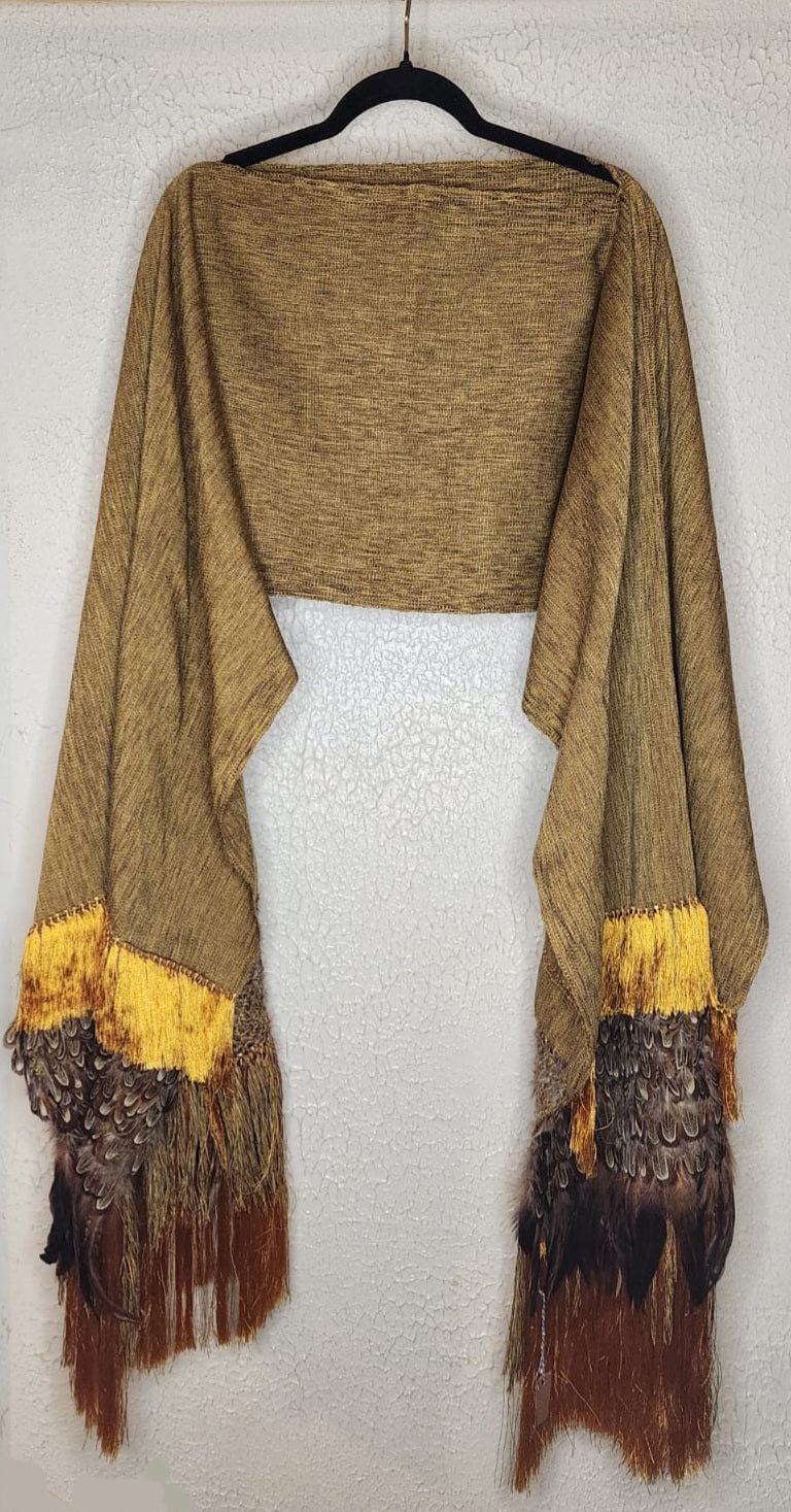 rebozo - Vestido codorniz / Shawl-Dress Quail