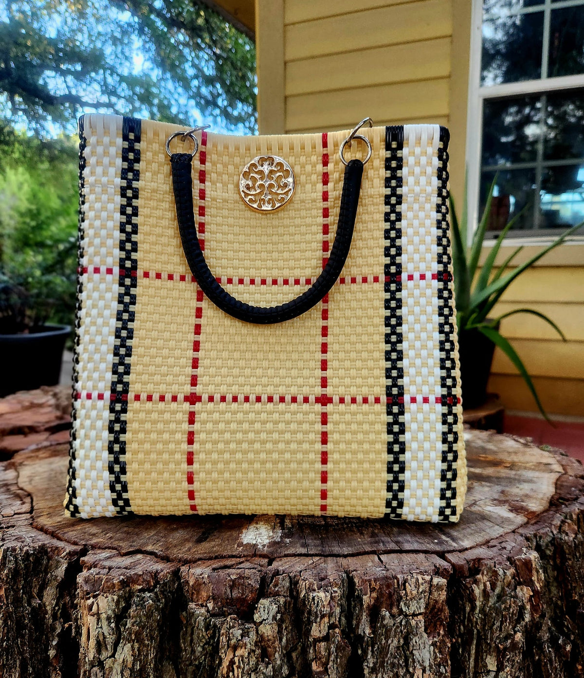 Purse Grande Nylon Weaved Tote / Bolsa Tejido de Nailon