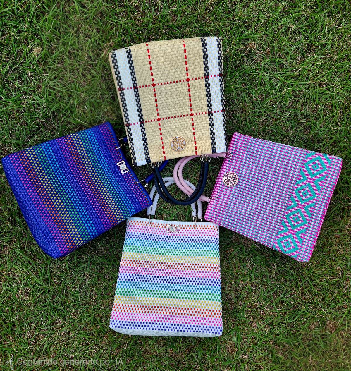 Purse Grande Nylon Weaved Tote / Bolsa Tejido de Nailon