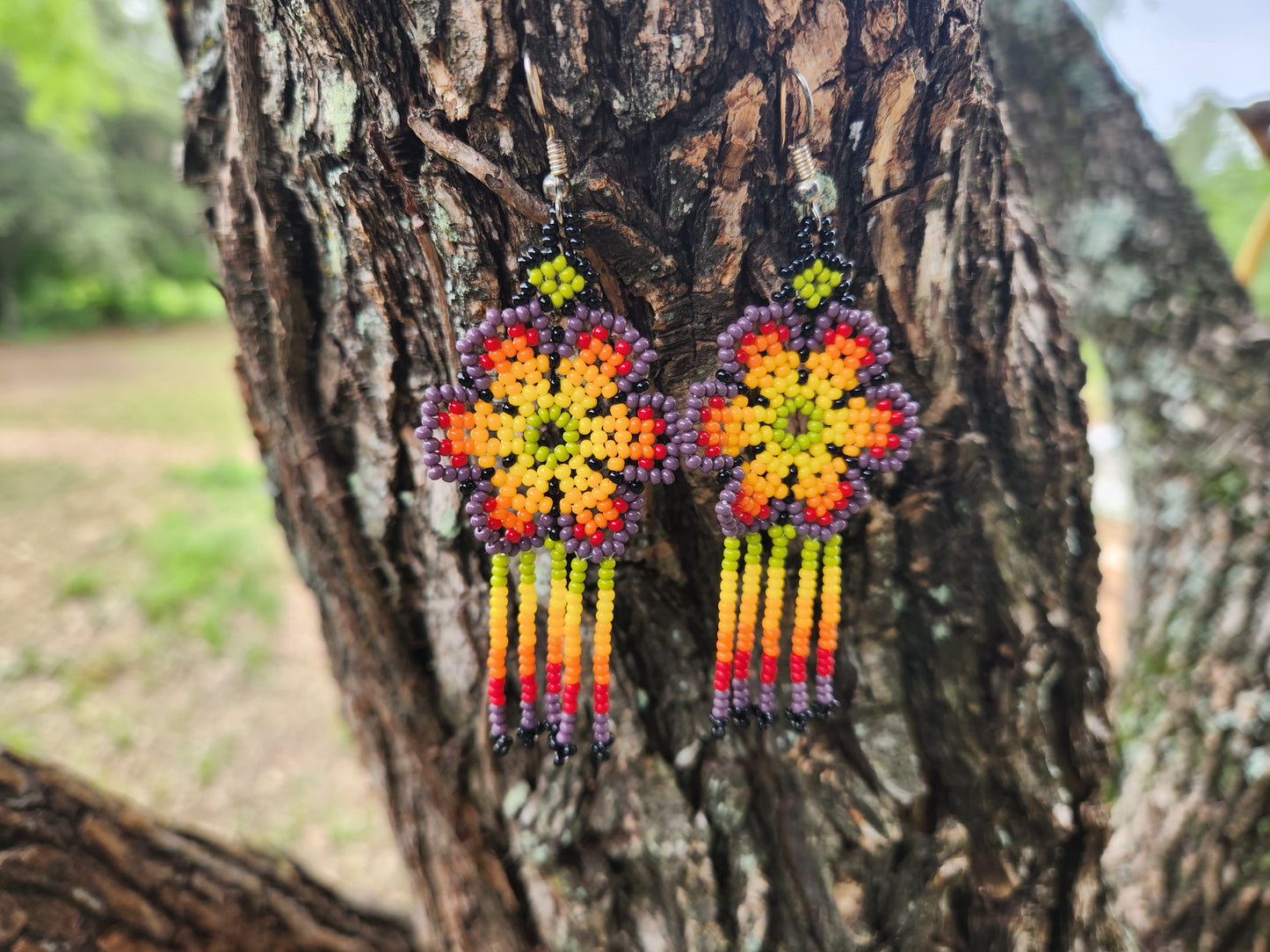 Chaquira Earrings / Aretes Chaquira