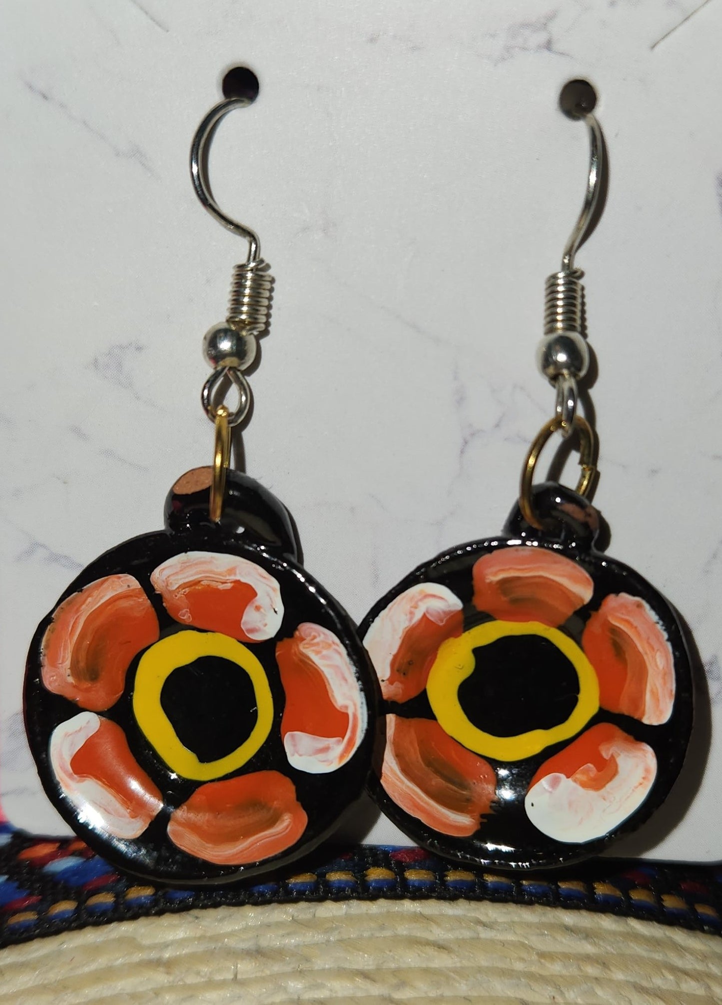 Aretes de Barro/ Miniature Clay Earrings