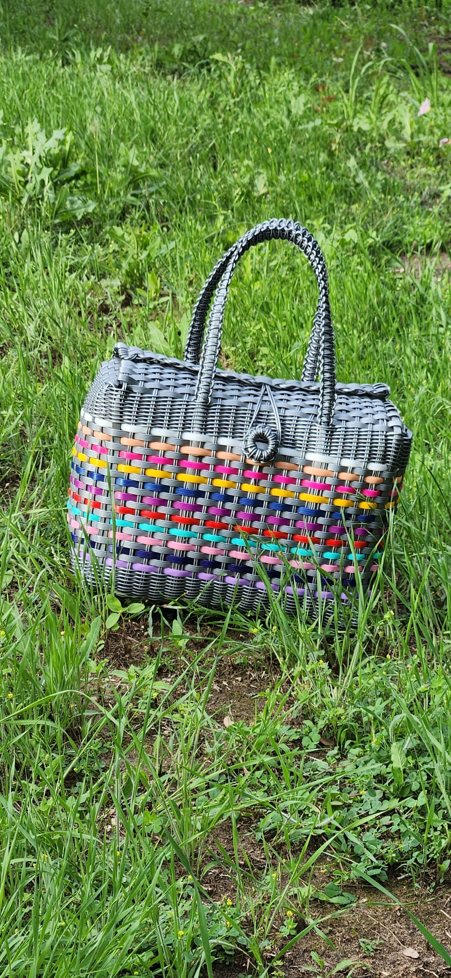 Xtra Grande Nylon Weaved Tote / Bolsa Tejido de Nailon